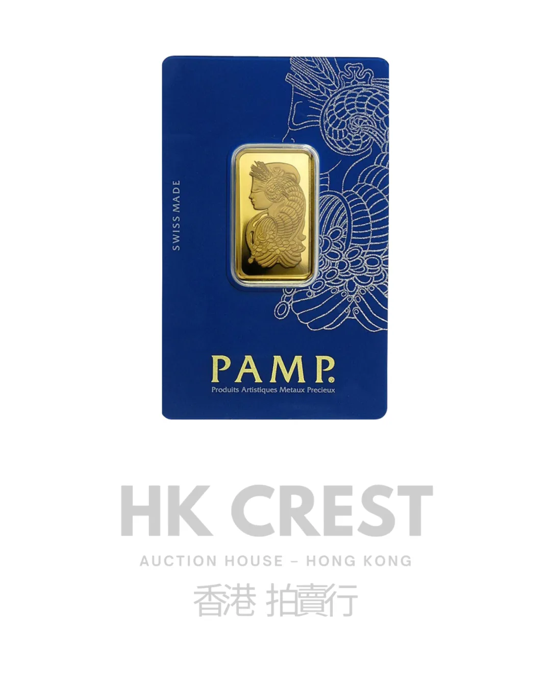 Investment gold bar by PAMP Suisse, Classic series, 20 g, Au 9999, minted format