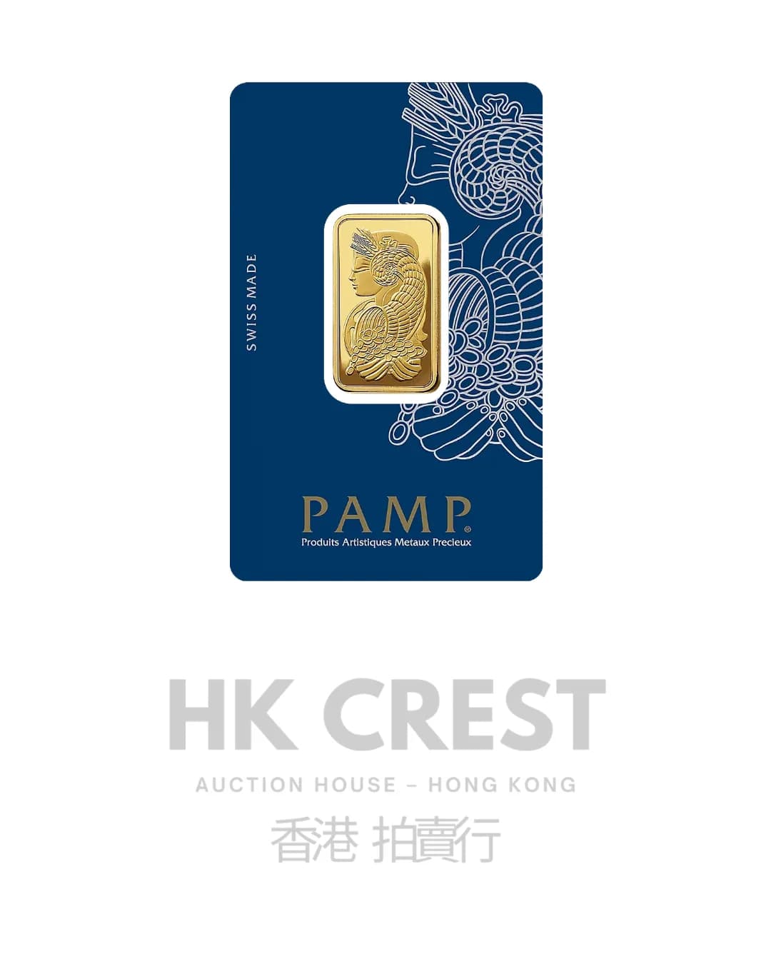 PAMP Suisse Rosa minted investment gold bar, 20 g, Au 9999 fine gold