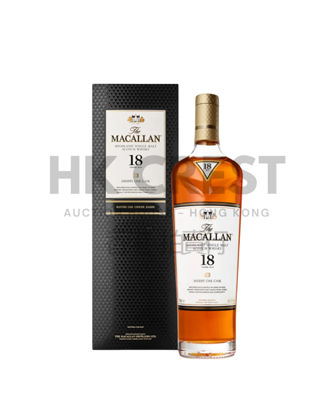 The Macallan 18 Year Old Sherry Oak, bottling/release circa 2012
