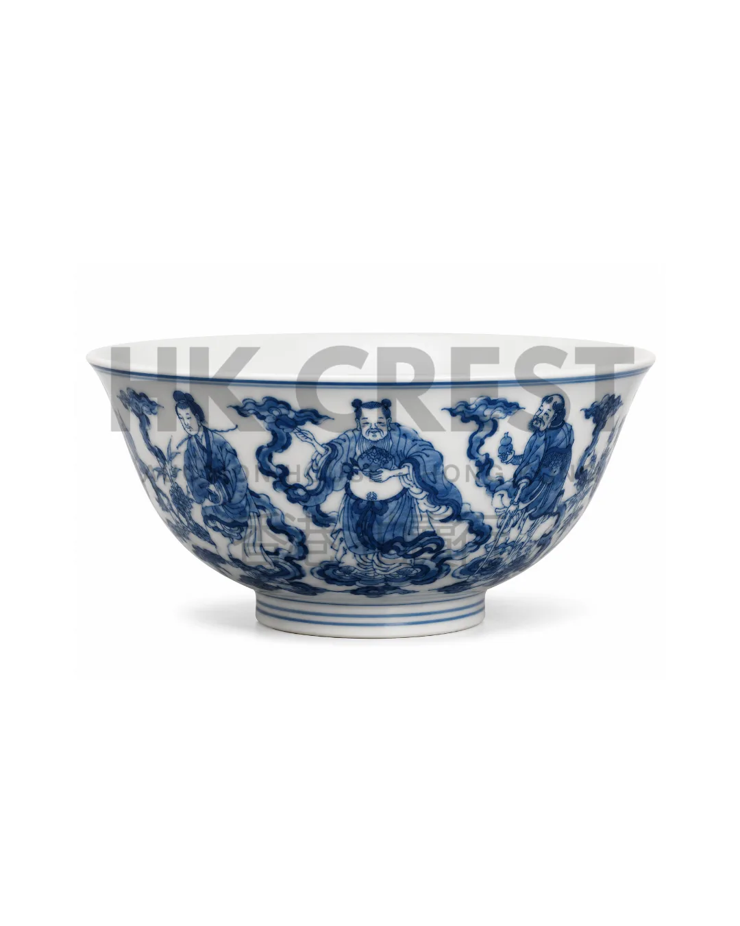 CHINESE BLUE AND WHITE PORCELAIN BOWL