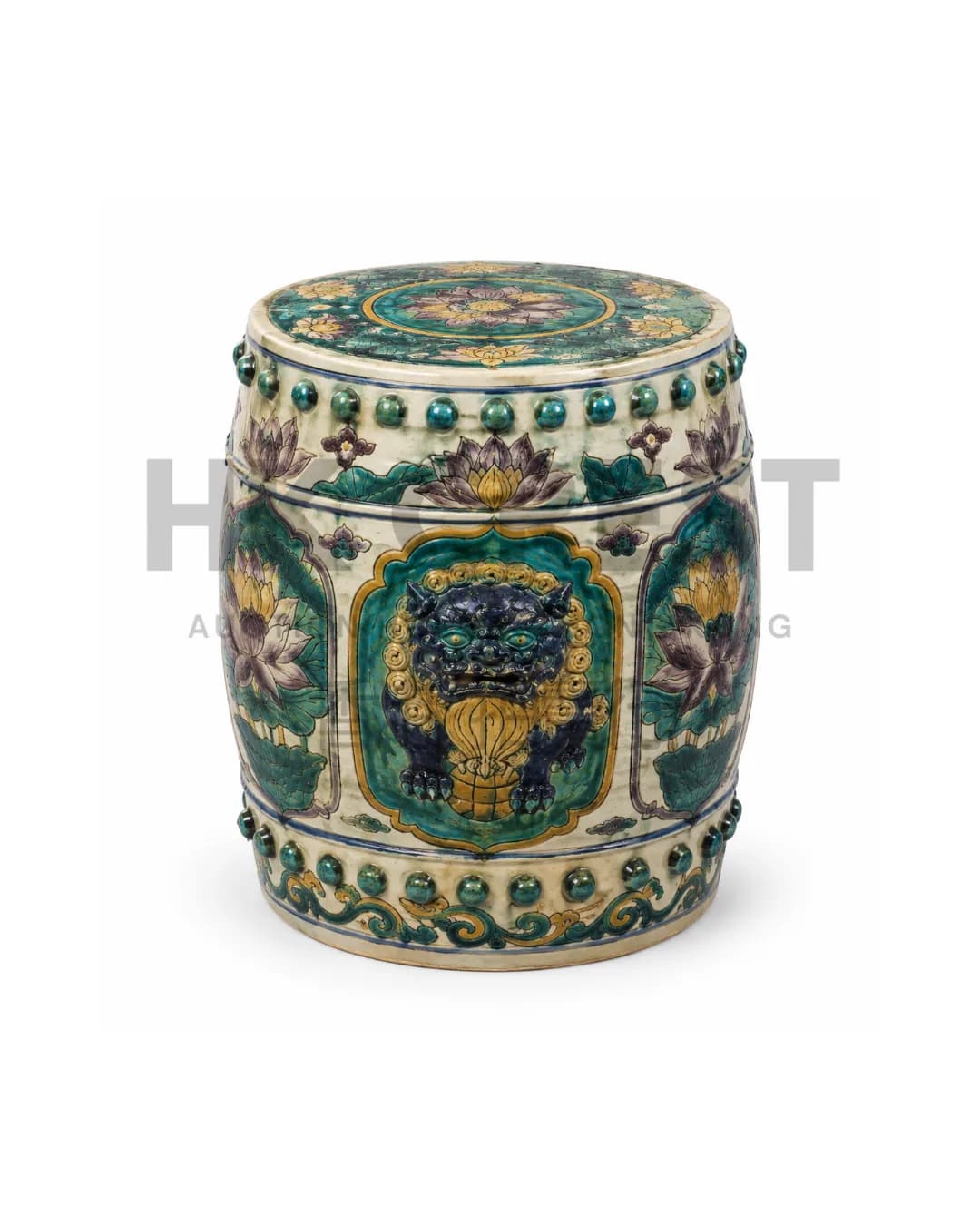 CHINESE FAHUA GARDEN SEAT, LATE MING
