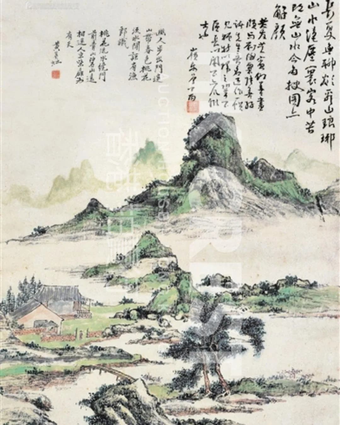 After Huang Binhong — River and Mountain Dwelling