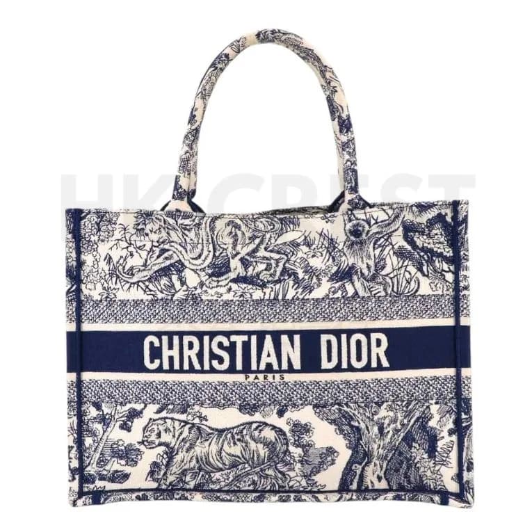 Christian Dior Book Tote Medium Toile de Jouy Bag