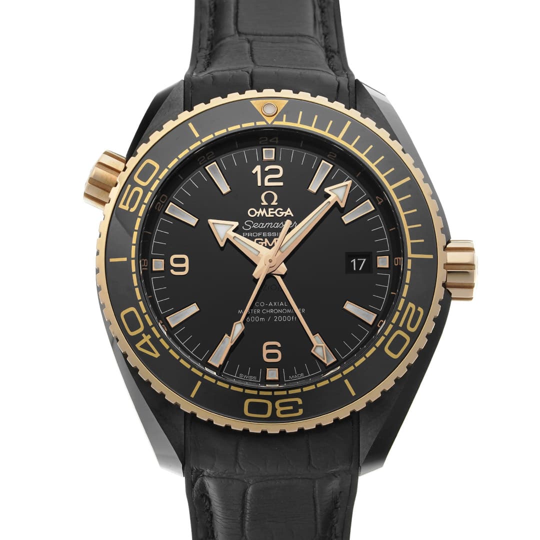 Omega Seamaster Planet Ocean 600 Co-Axial Master Chronometer GMT Deep Black