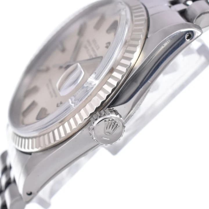 Rolex DATE Calibre 1601 vintage Cal.1570 Silver Dial automatique Hommes — 3