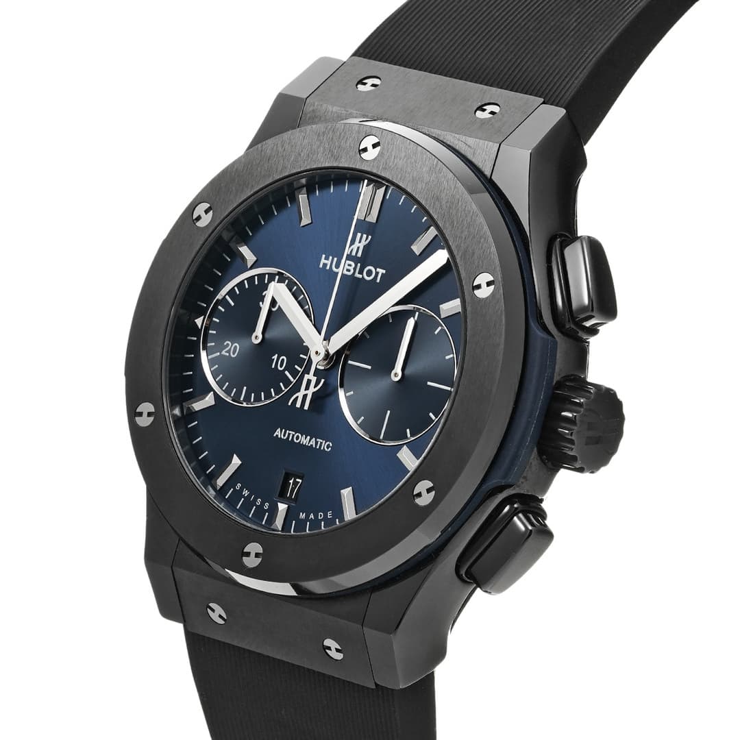Hublot Classic Fusion Chronographe Céramique Bleu — 2