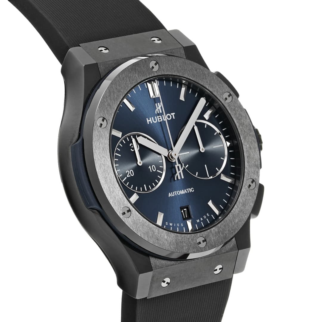 Hublot Classic Fusion Chronographe Céramique Bleu — 3