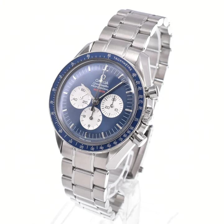 Omega Speedmaster Professional First 3565.80 bleu — 3