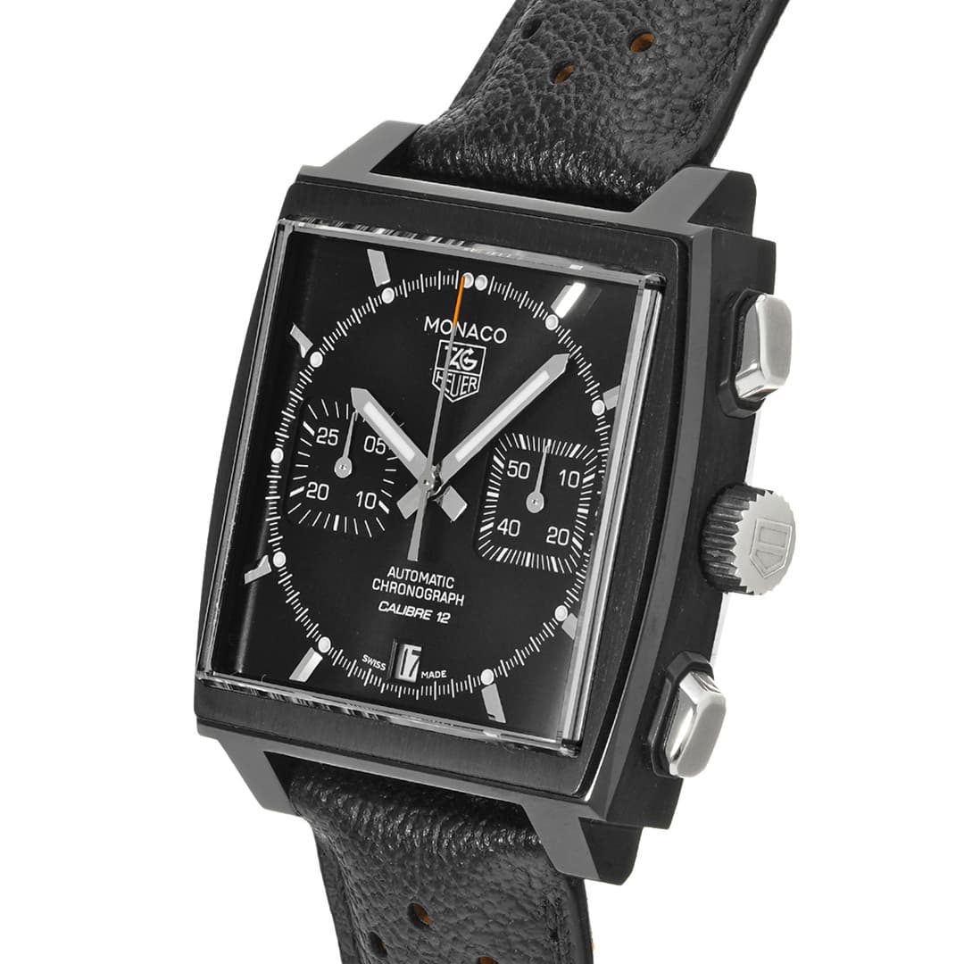 TAG Heuer Monaco Chronographe ACM Acier Noir — 2