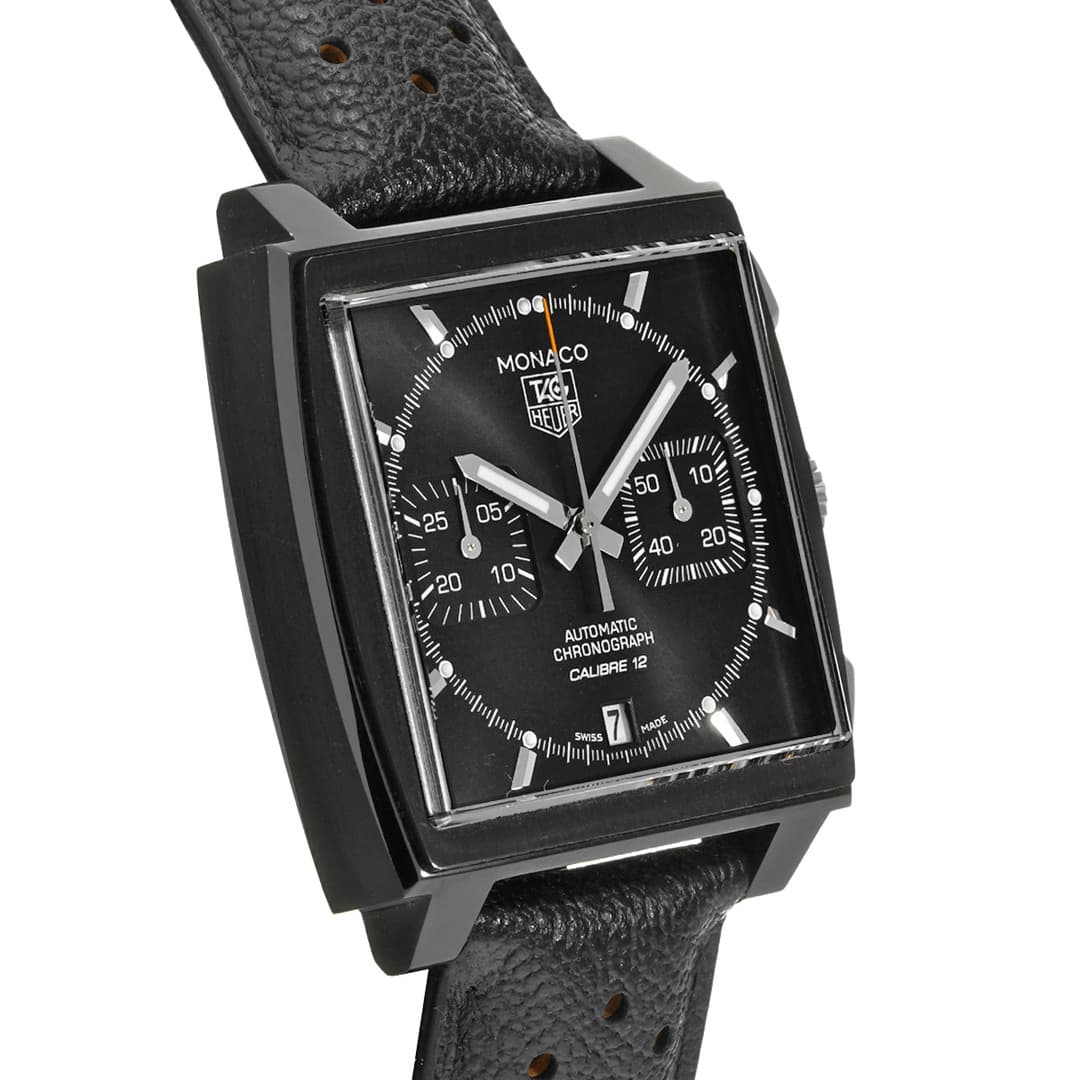 TAG Heuer Monaco Chronographe ACM Acier Noir — 3