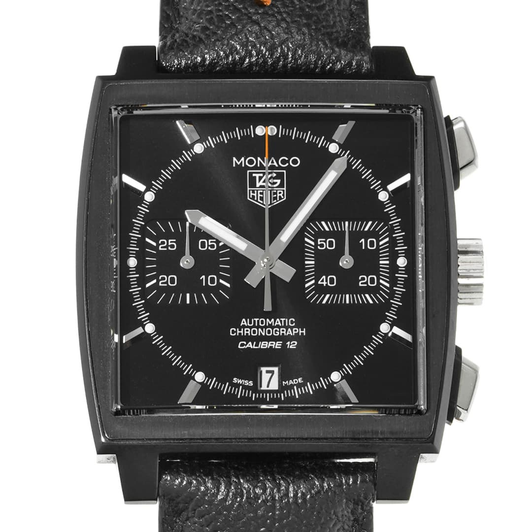 TAG Heuer Monaco Chronographe ACM Acier Noir — 6
