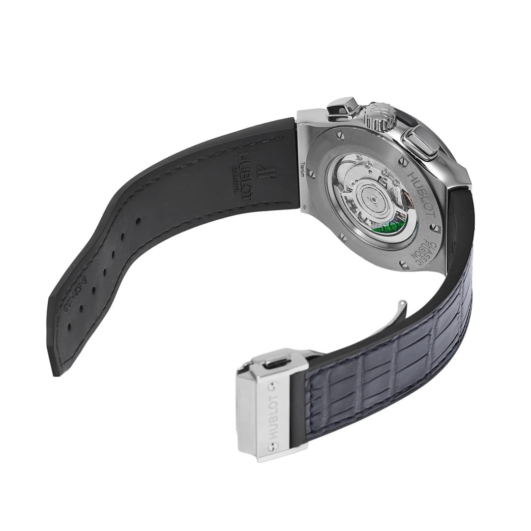 Hublot Classic Fusion Titanium Chronograph Deep Blue — 4