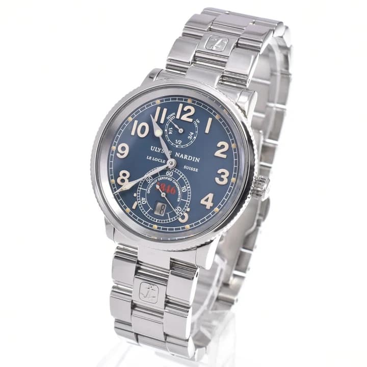 Ulysse Nardin Marine Chronomètre 1846 263-22 Date bleu cadran automatique Hommes — 2