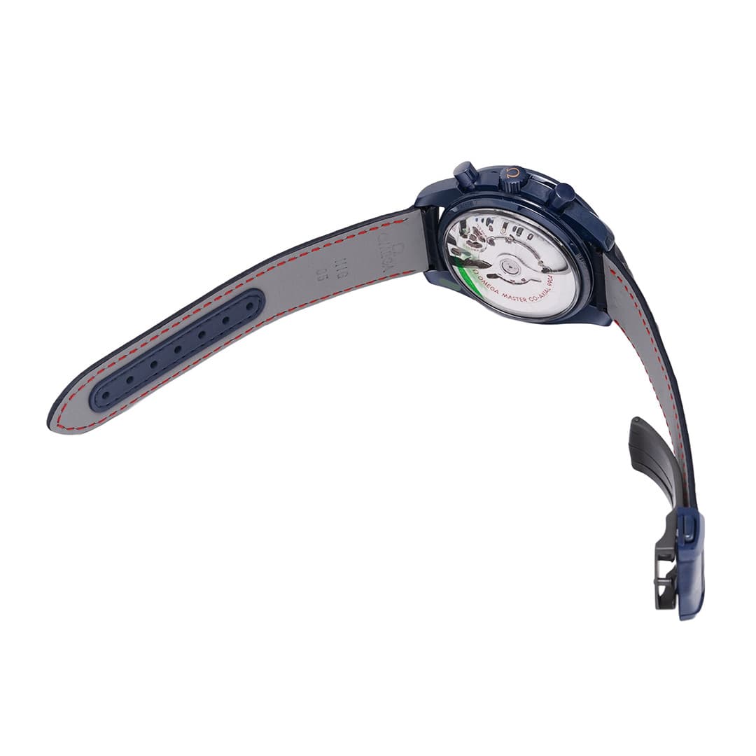 Omega Speedmaster Moonwatch Blue Side of the Moon Master Chronometer Moonphase — 4