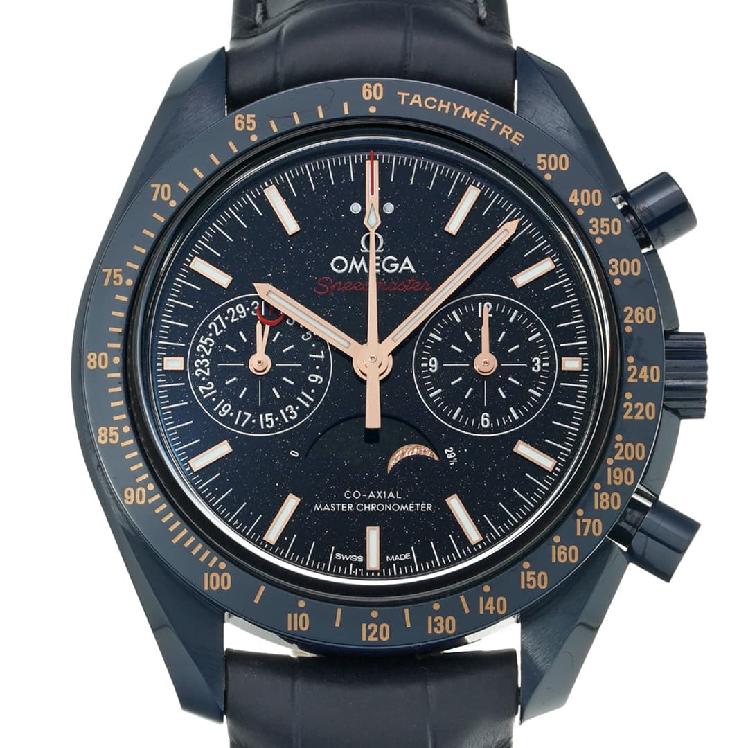 Omega Speedmaster Moonwatch Blue Side of the Moon Master Chronometer Moonphase — 6