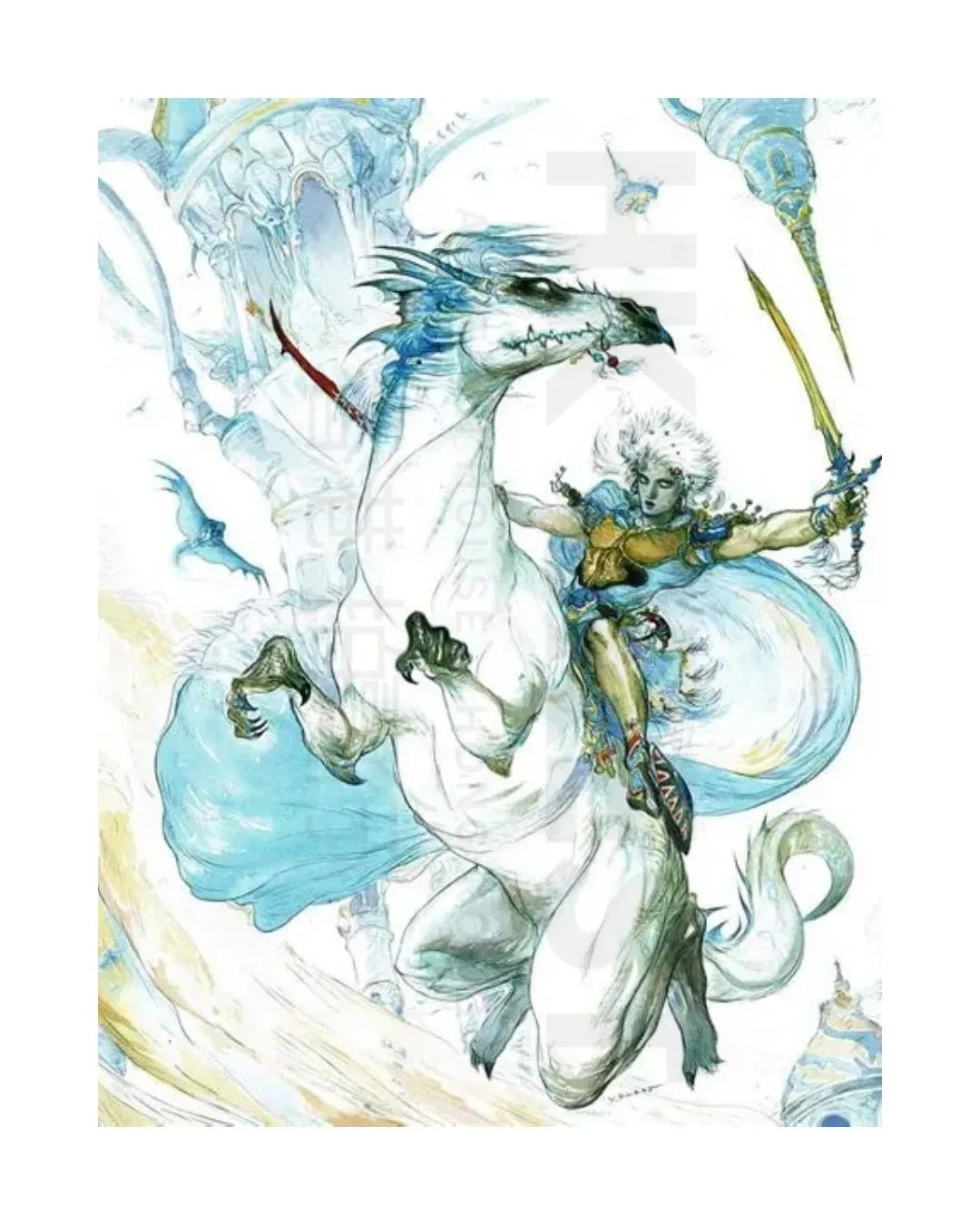 Yoshitaka Amano — Final Fantasy – art print