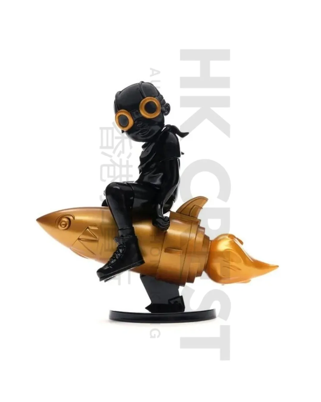 Hebru Brantley — Flyboy Black & Gold, 2017