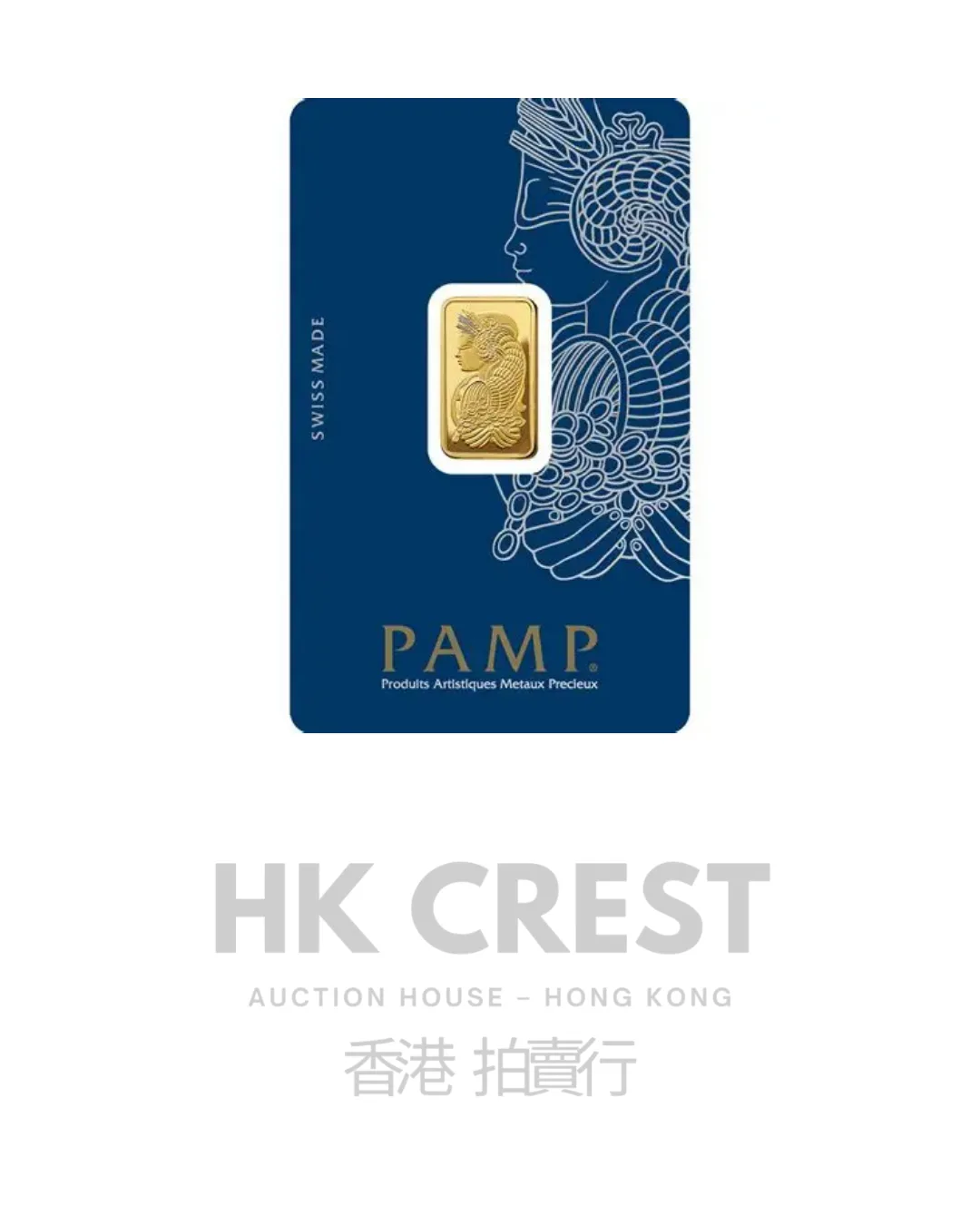 PAMP Suisse Lady Fortuna minted investment gold bar, 5 g, Au 9999 fine gold