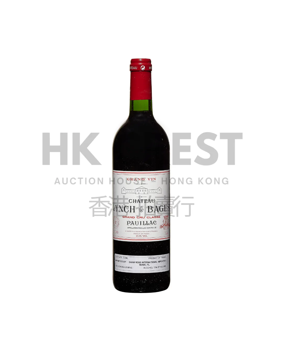 Château Lynch-Bages 2000, Pauillac, Cinquième Grand Cru Classé