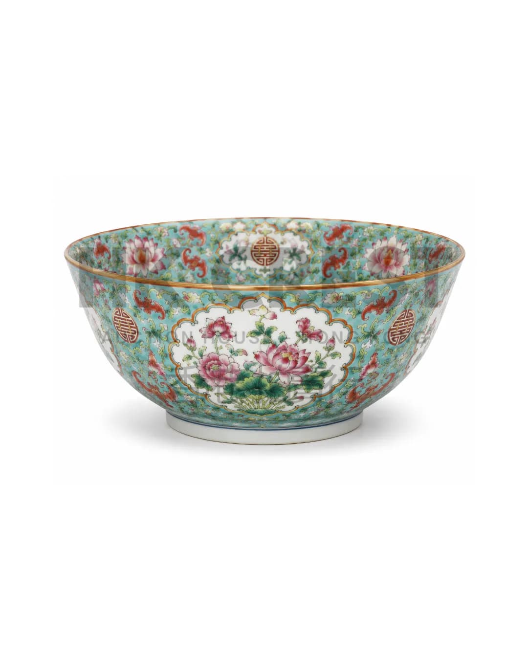CHINESE FAMILLE ROSE PORCELAIN BOWL