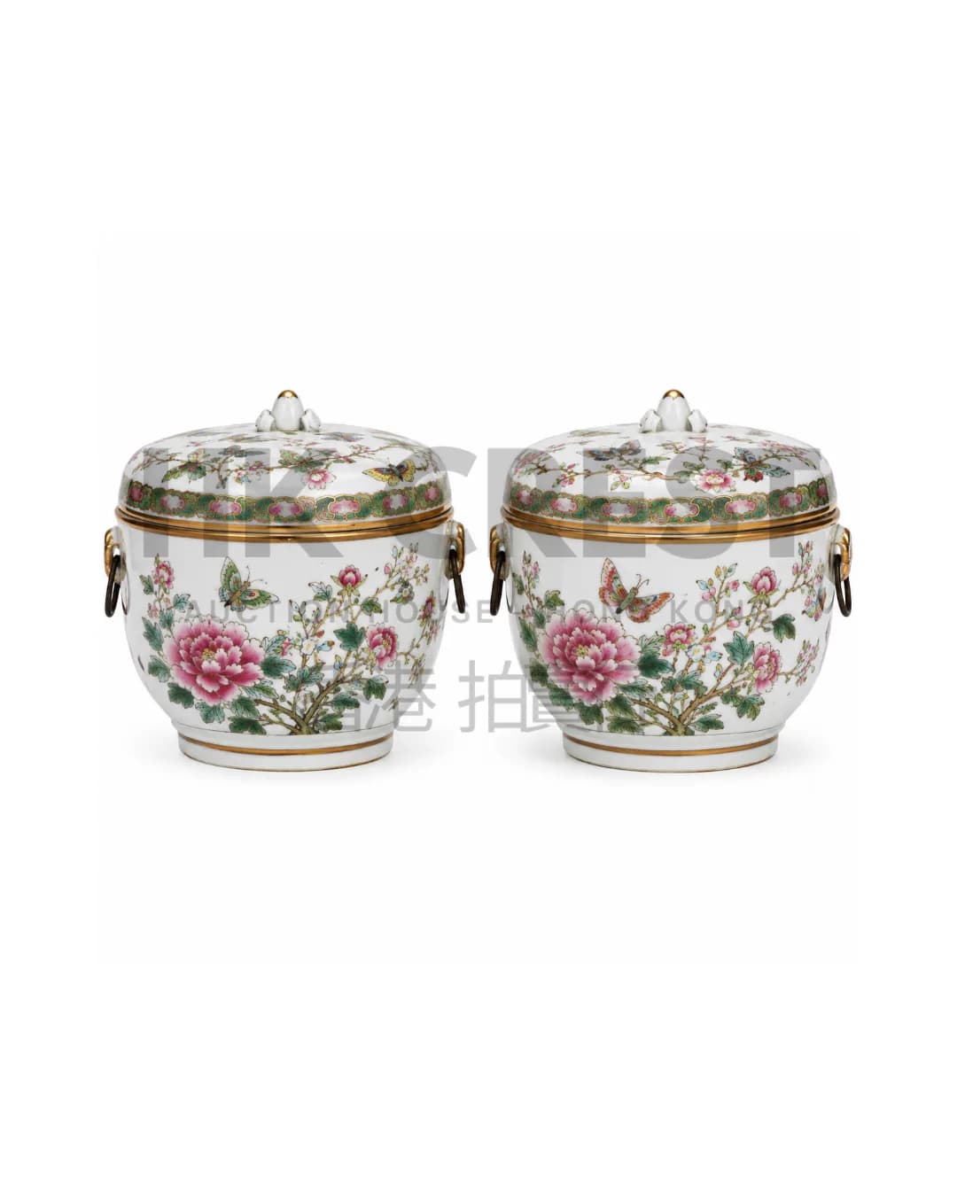 CHINESE FAMILLE ROSE PORCELAIN PAIR OF BOWLS
