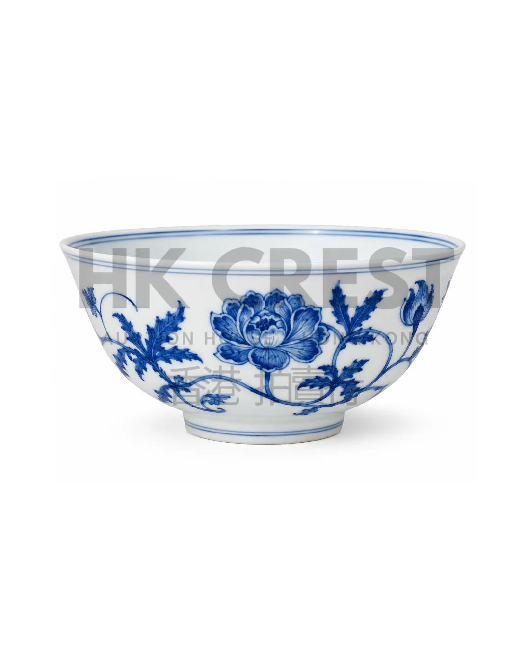 CHINESE BLUE AND WHITE BOWL