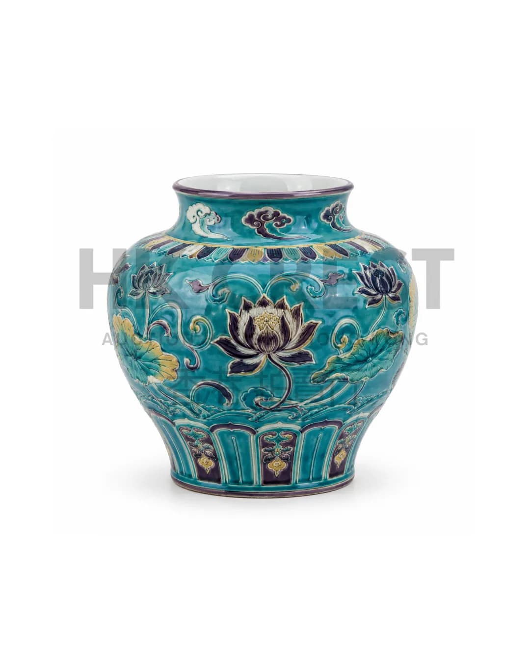 CHINESE FAHUA BALUSTER JAR