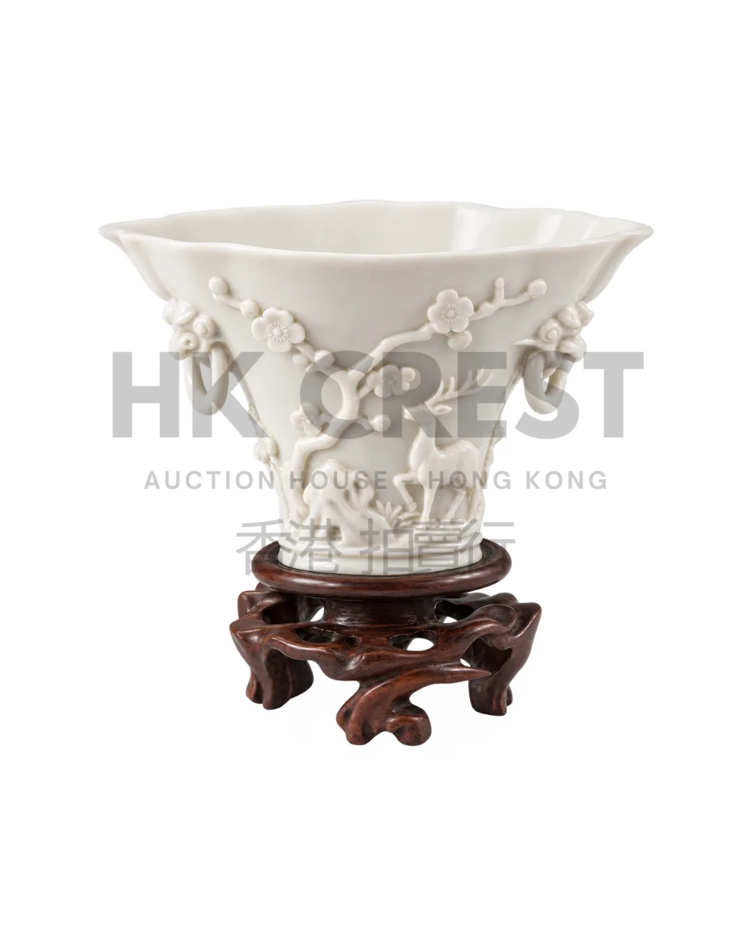 CHINESE DEHUA BLANC-DE-CHINE LIBATION CUP, LATE MING
