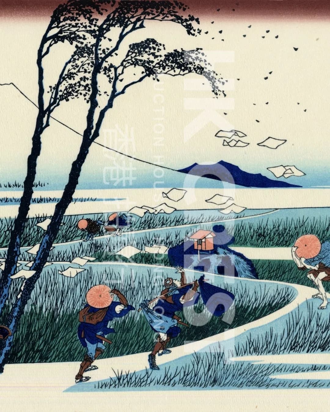 After Katsushika Hokusai — Ejiri in Suruga Province