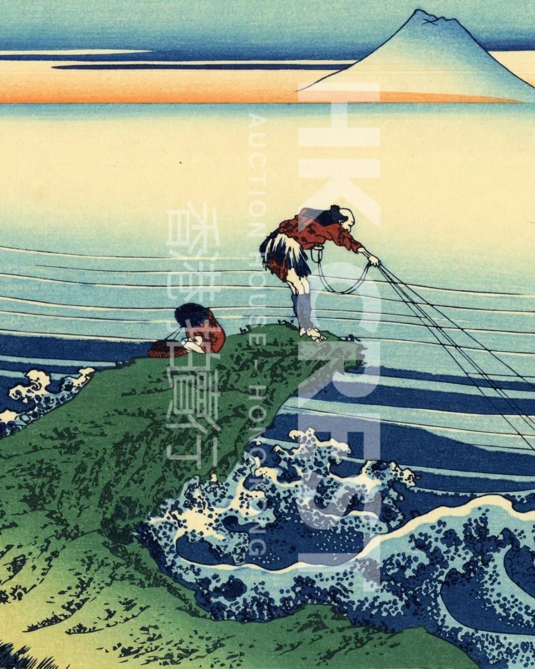 After Katsushika Hokusai — Kajikazawa in Kai Province