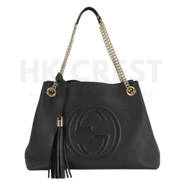 Gucci Soho Interlocking GG Logo Tote Bag