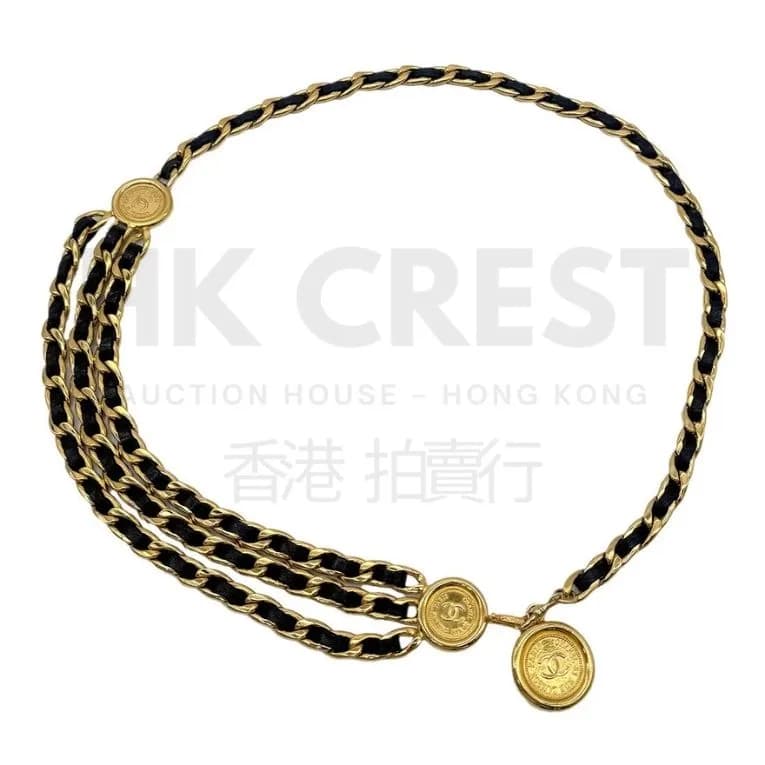 Chanel Coco Mark Vintage Chain Belt